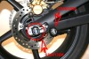 Chrániče osy zadního kola, Triumph Street Triple '07-, Street Triple R '08- & Daytona 675 '06-, černé
